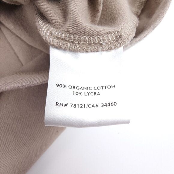 EILEEN FISHER Organic Cotton Minimal Sport Jacket Athleisure Taupe Lounge XL - Picture 7 of 7